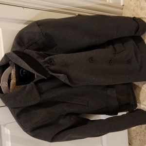 urban republic mens peacoat grey fleece lined